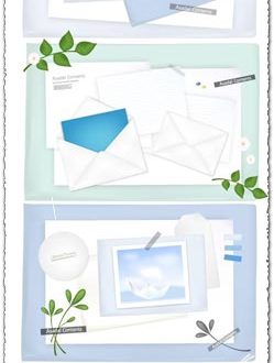 Envelope paper card models