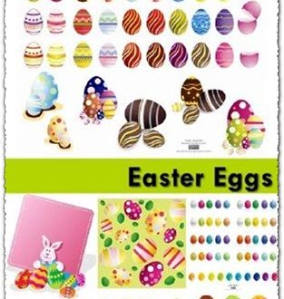 Easter eggs vectors