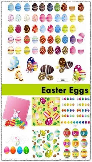 Easter eggs vectors