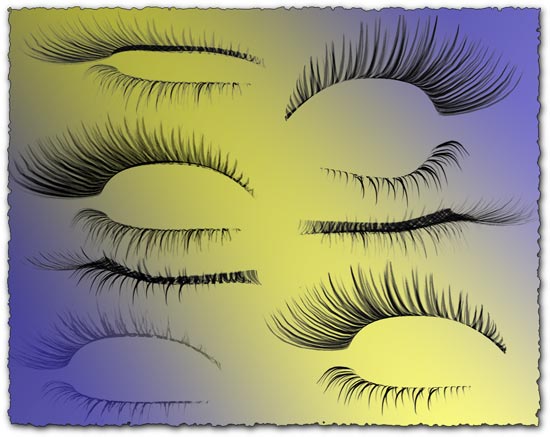 Eyelash Photoshop template designs