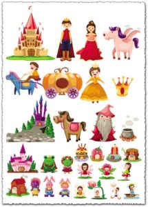 Fairy tale cartoon characters