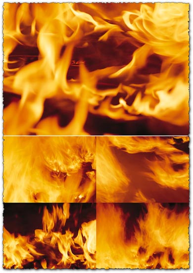 Fire textures collection