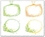 Nature vector frames design