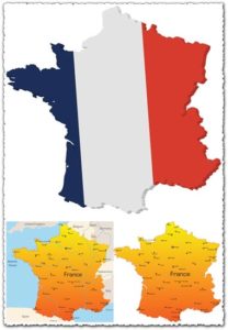 France vector map