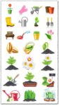 Gardening vector icons