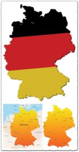 Germany vector map