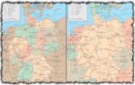 Germany vector maps