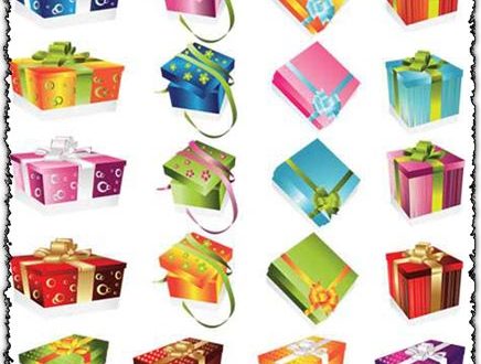 Gift boxes vectors