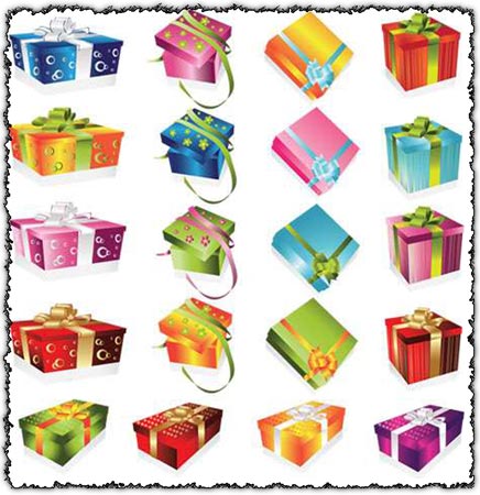 Gift boxes vectors