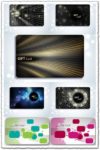 Gift cards vectors