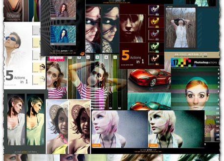 Photo actions for Photoshop