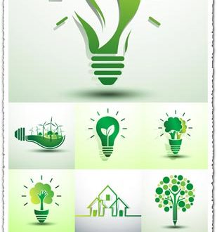 Green concept logo vectors