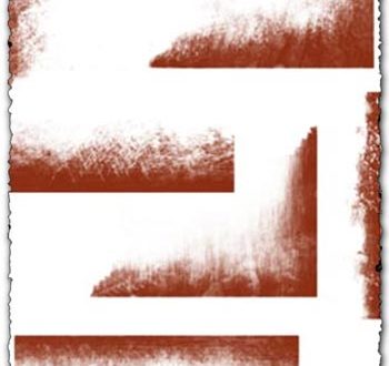 Grunge corners and edges brushes