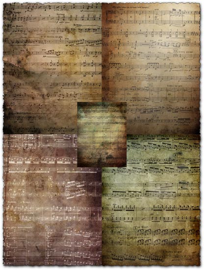 Grunge music textures