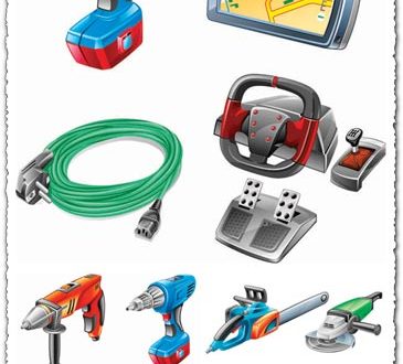 Hardware power tools vectors