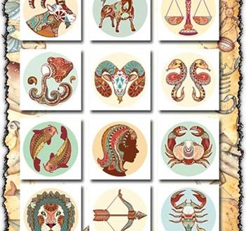 Horoscope signs vectors