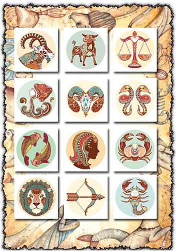 Horoscope signs vectors