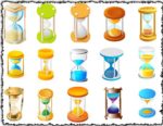 Hourglass vectors design