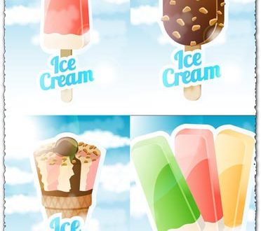 Ice cream vector posters
