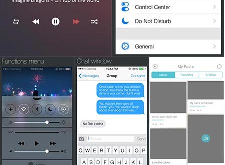 iOS7 UI components design