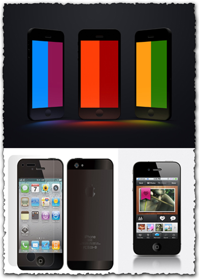 Iphone 5 designs for Photoshop