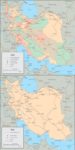 Iran vector maps