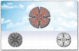 Islamic art vector patterns