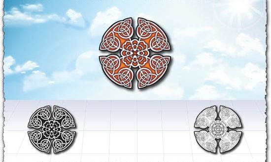 Islamic art vector patterns
