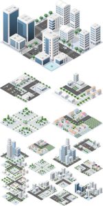 Isometric city modules vector bundle