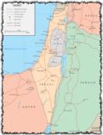 Israel map vector