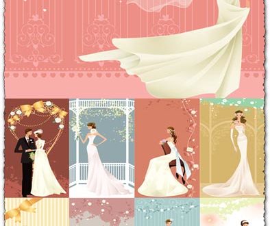 Wedding clippart templates