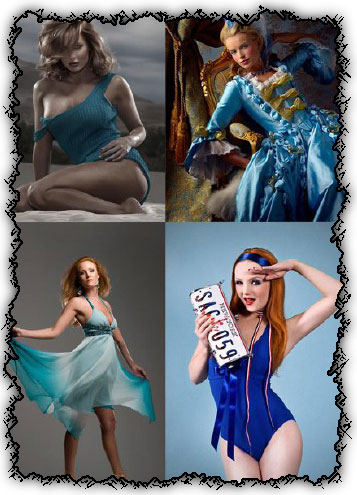 Ladies in blue creative photoworks