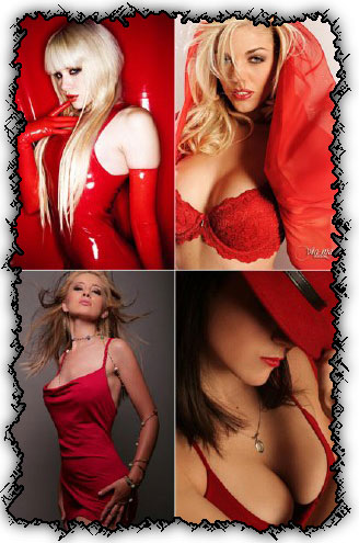 Ladies in red creative photoworks