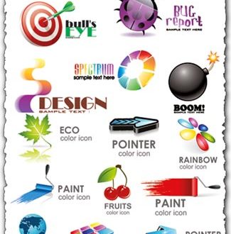 Logo vectors in 3D format