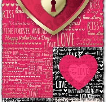 Love from valentines day vectors