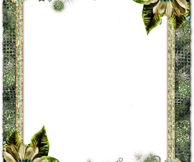 Magic flowers photoshop frames