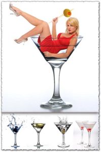 Martini glass images collection