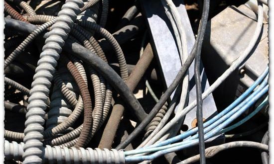 Metal scraps texture