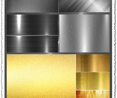 Metallic gradients textures collection