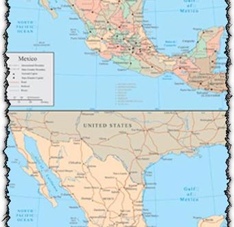 Mexico vector maps