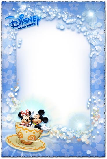maximă progresiv Vânătă  Mickey Mouse photo frame