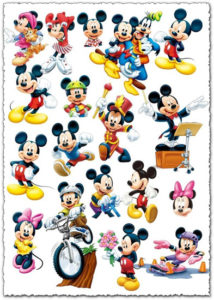 Mickey Mouse in Photoshop format