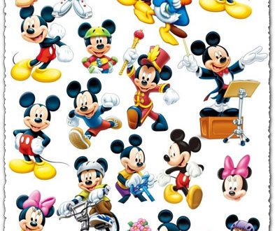 Mickey Mouse in Photoshop format