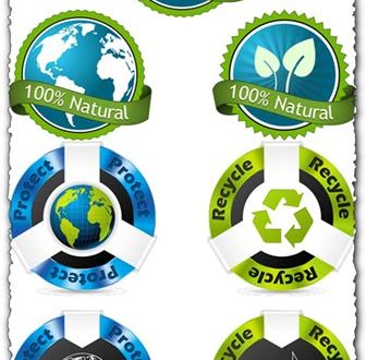 Modern ecological vector tags