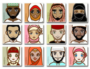 Muslim people avatars