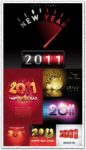 New year 2011 vector designs