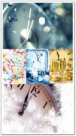 New year clocks photo collection