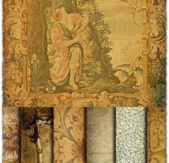 Old paper texture set