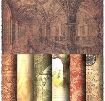 Ornamental paper textures collection