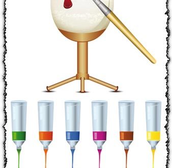 Painted easter eggs vectors